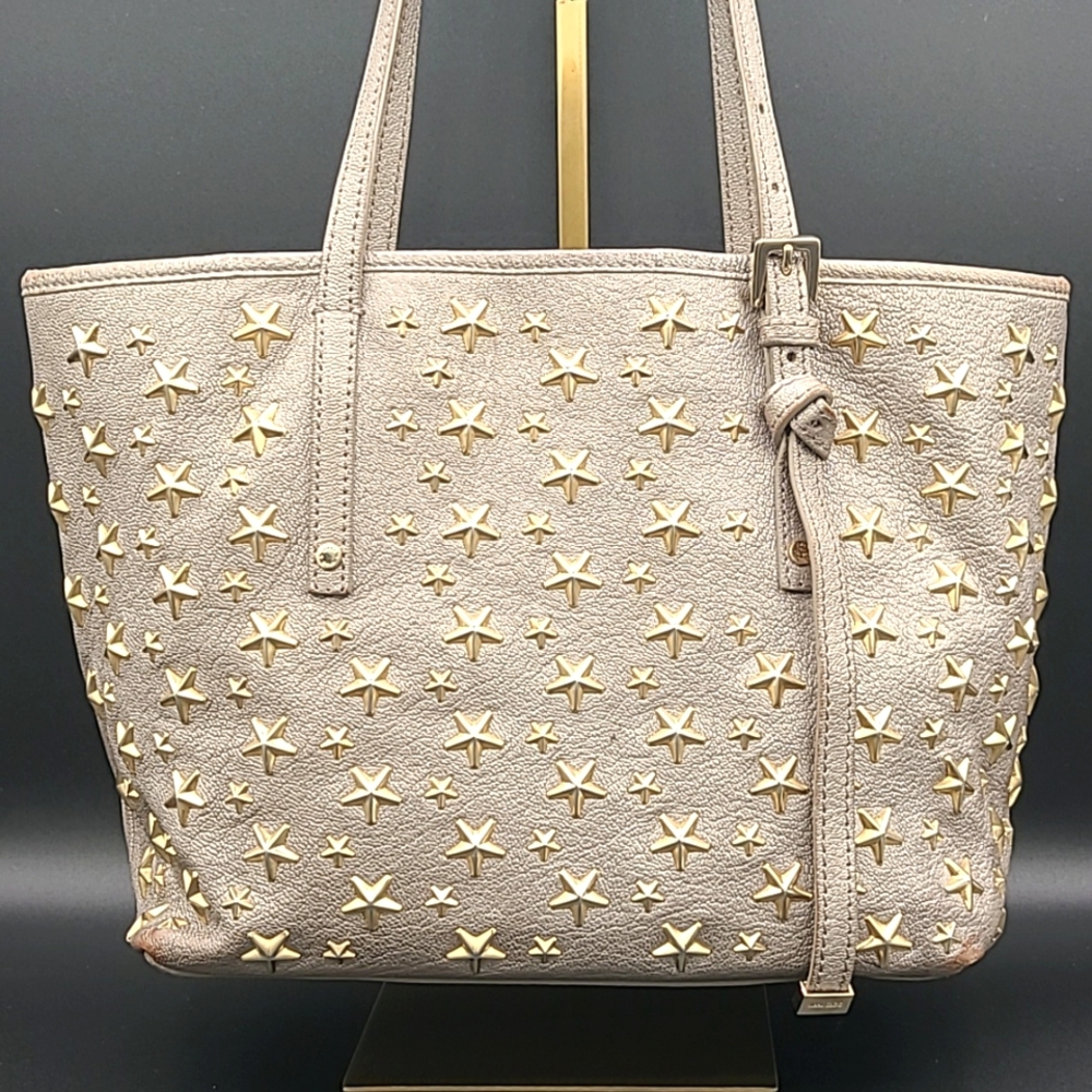 Jimmy Choo - Sasha Star studded leather tote bag